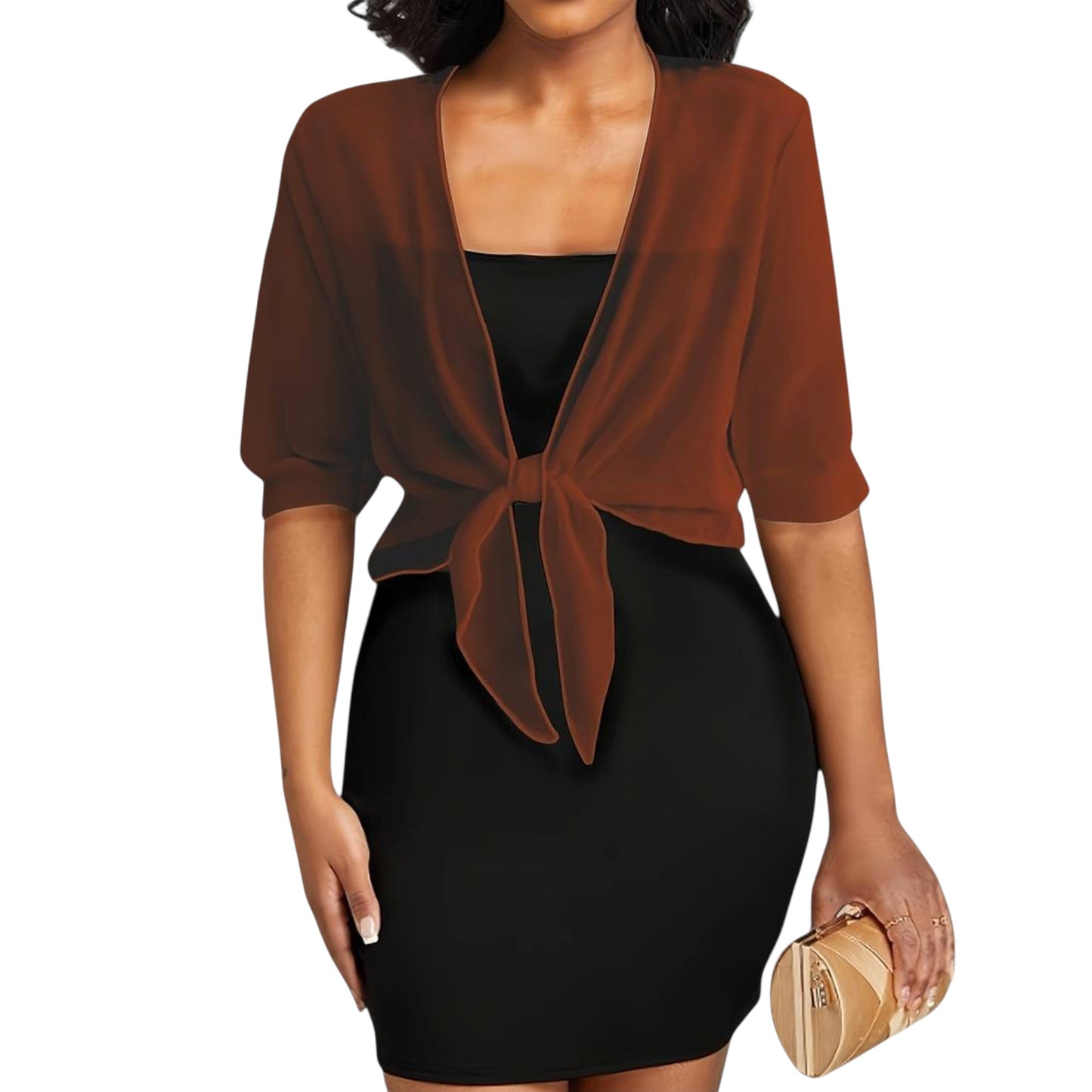 Lucelina | Bluse mit offener Vorderseite