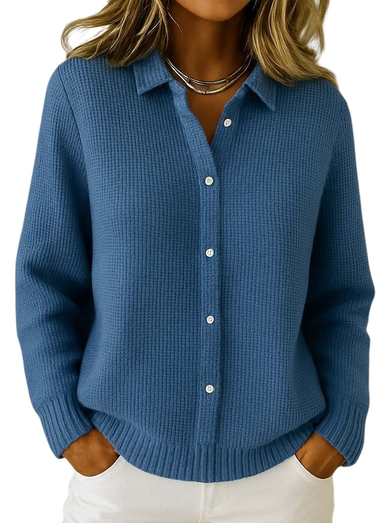 Nofar | Klassische Strickjacke mit Knopfleiste