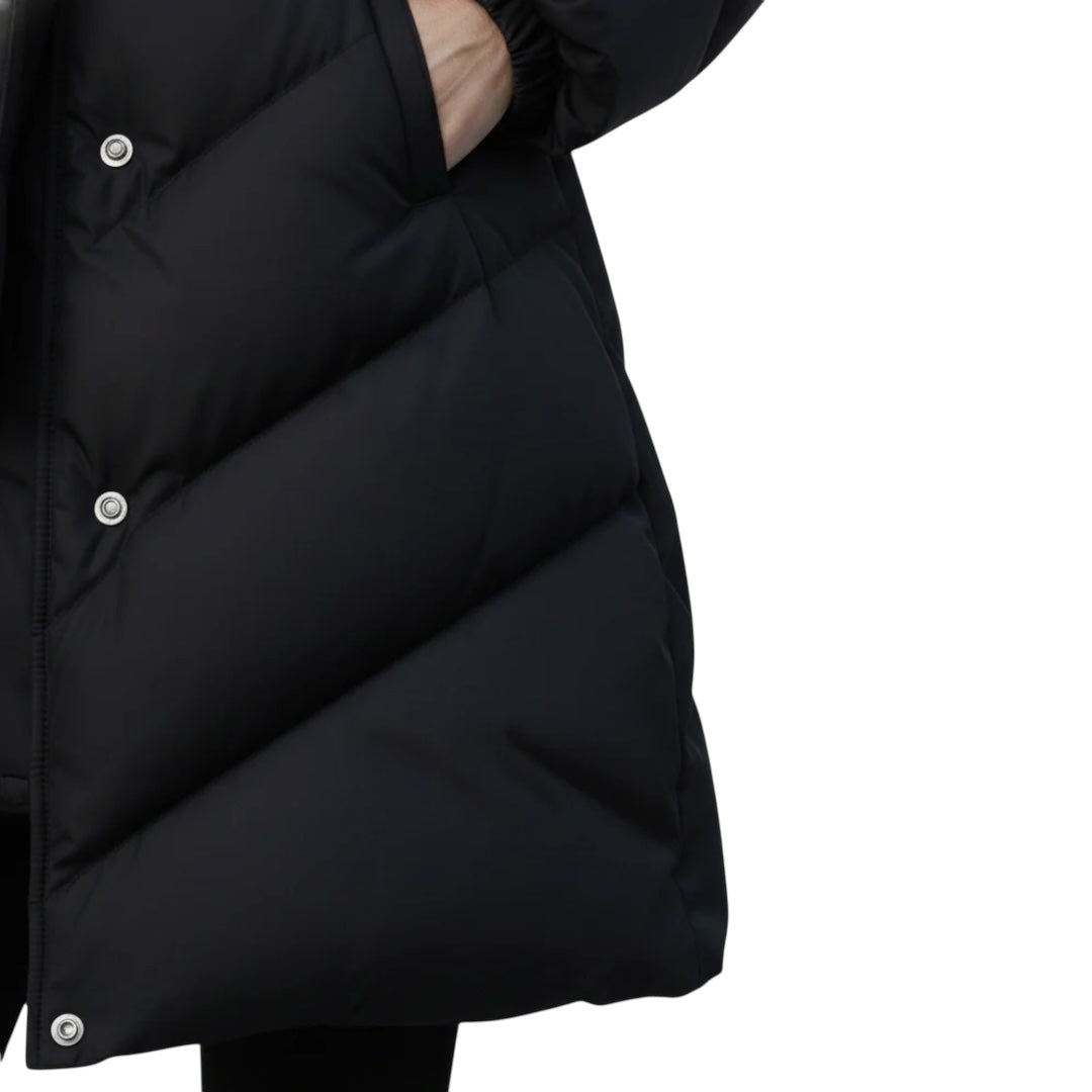 Christina | Elegante Freizeitjacke mit Kunstfellkragen