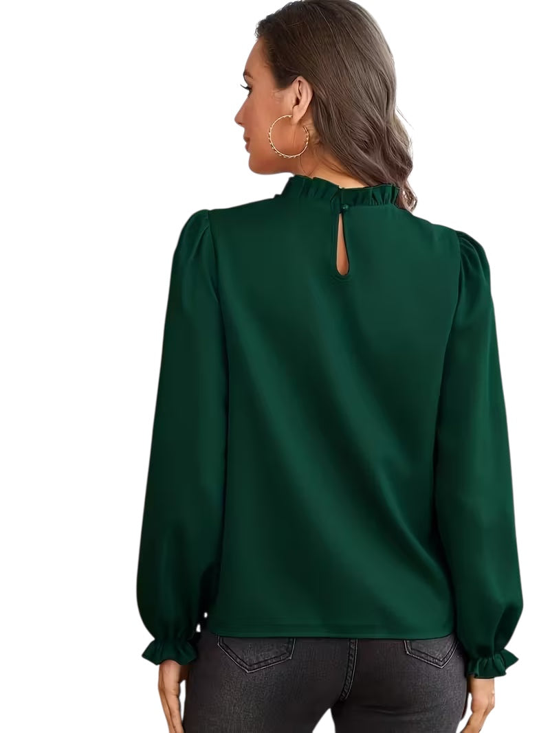 Aylin | Bluse mit Rüschenkragen