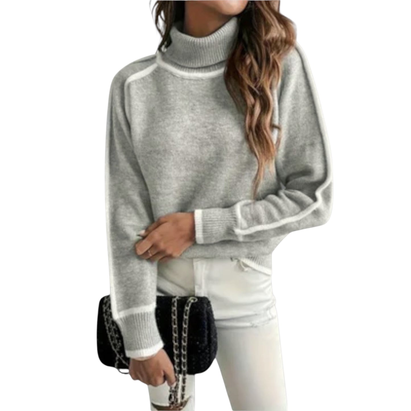 Rosalie | Lässiger Rollkragenpullover