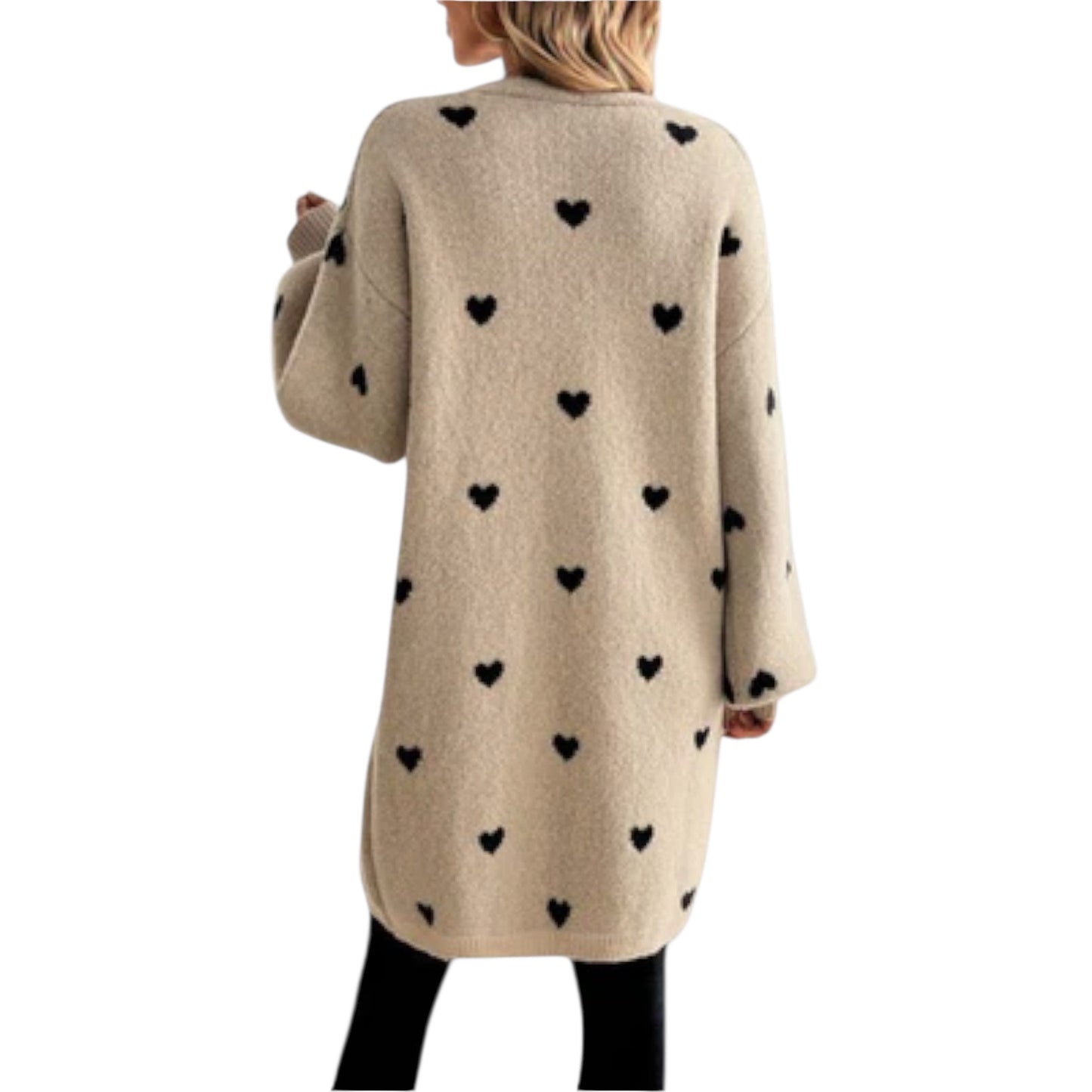 Inara | Cardigan mit Herzmuster