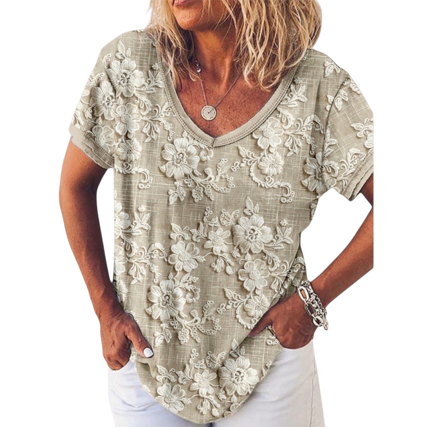 Bellina | Bluse mit Blumenmuster