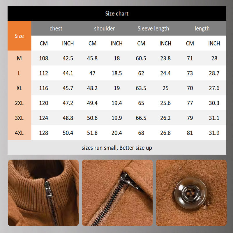 Diego | Wintermantel mit Doppelkragen