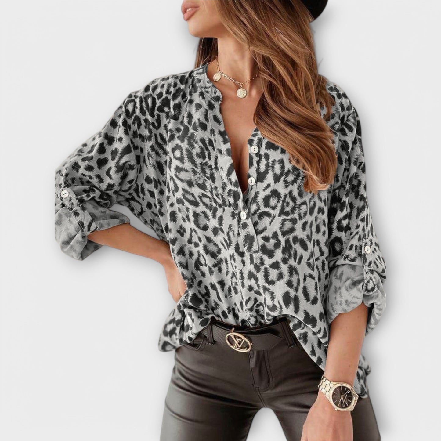 Patricia | Leopardenmuster Bluse