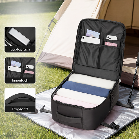 AeroPack | Ultraleichter Reiserucksack mit Vakuum-Kompressionssystem