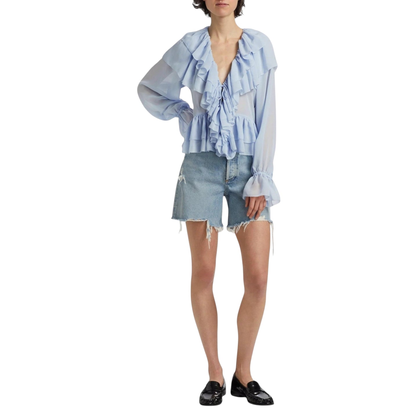 Celestina | Lässiges Rüschenshirt