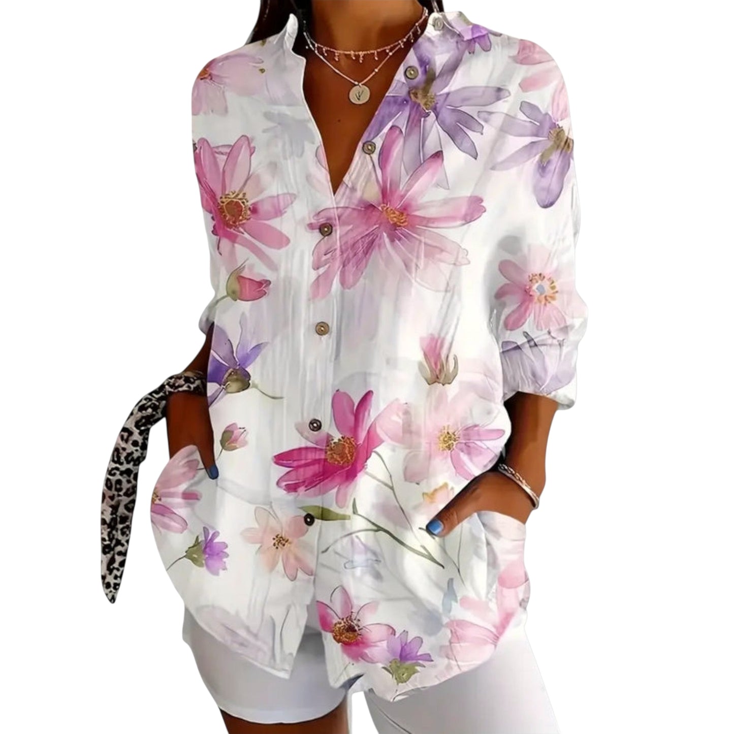 Gaida | Luftige Blumenbluse für den Sommer