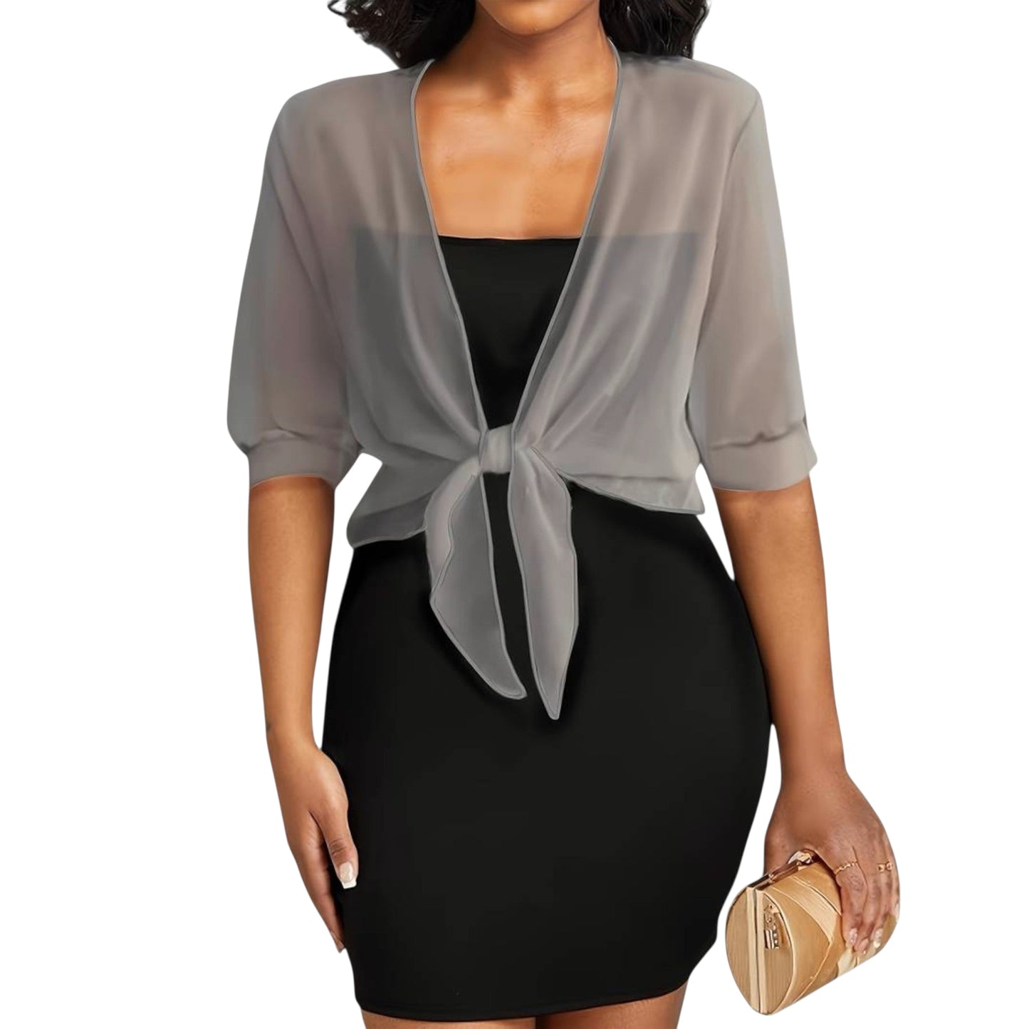 Lucelina | Bluse mit offener Vorderseite