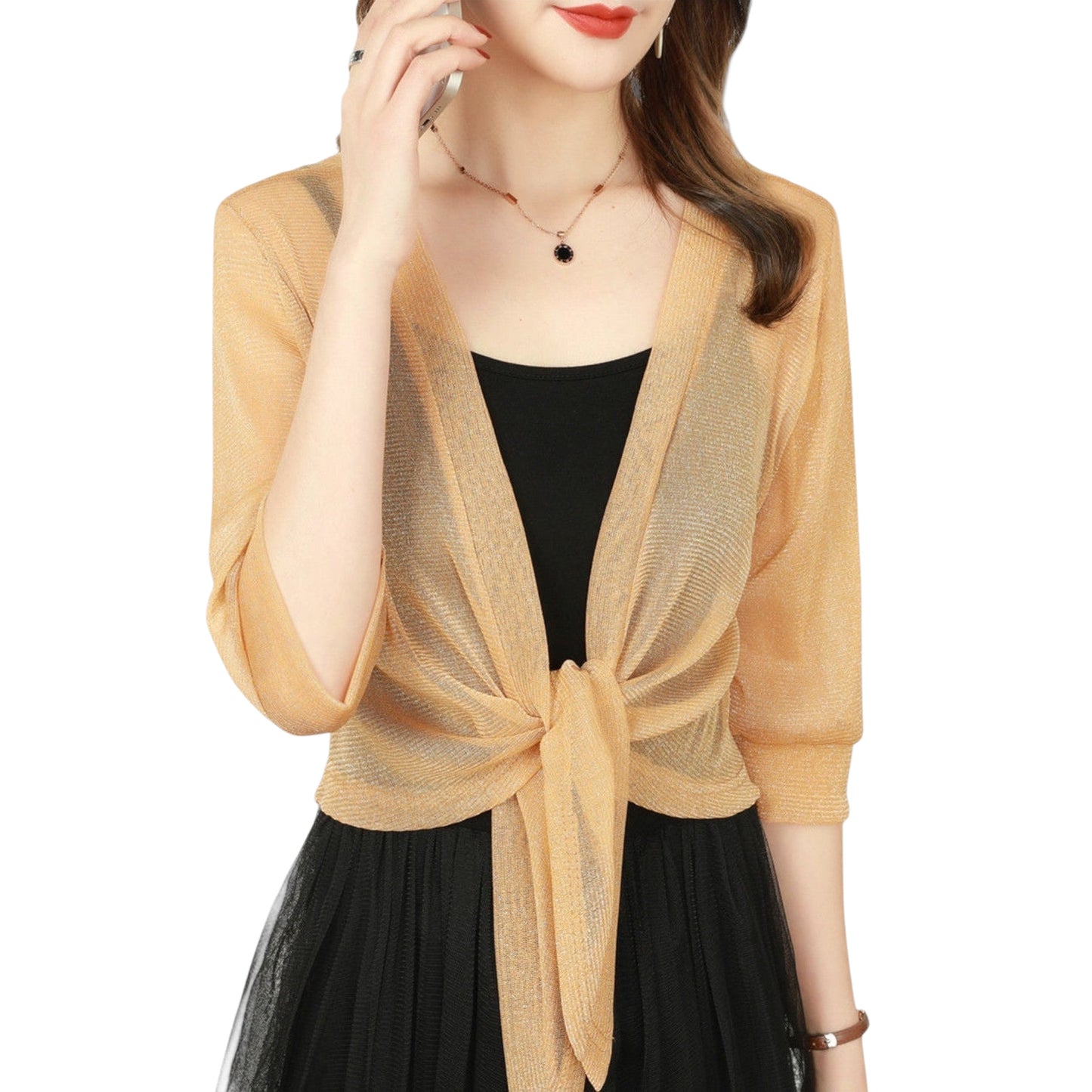 Lucelina | Bluse mit offener Vorderseite