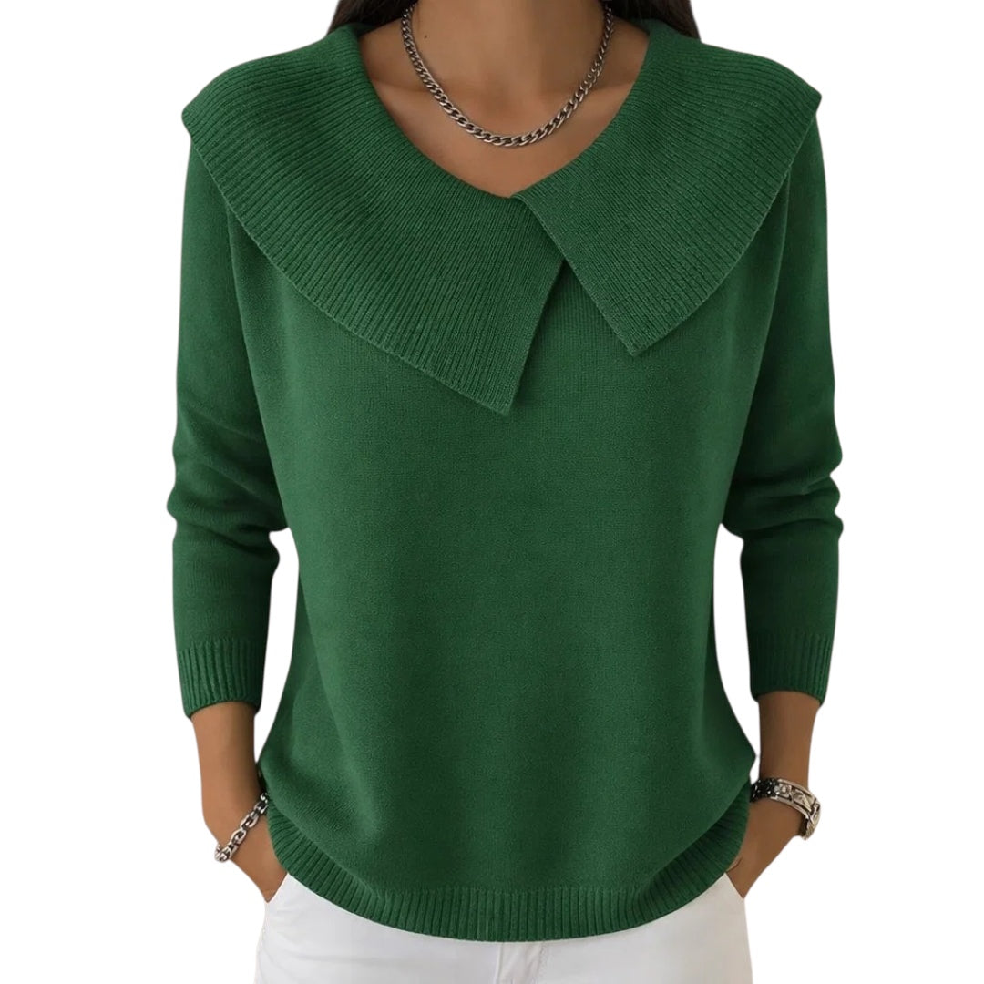 Jennifer | Strickpullover mit Kragen