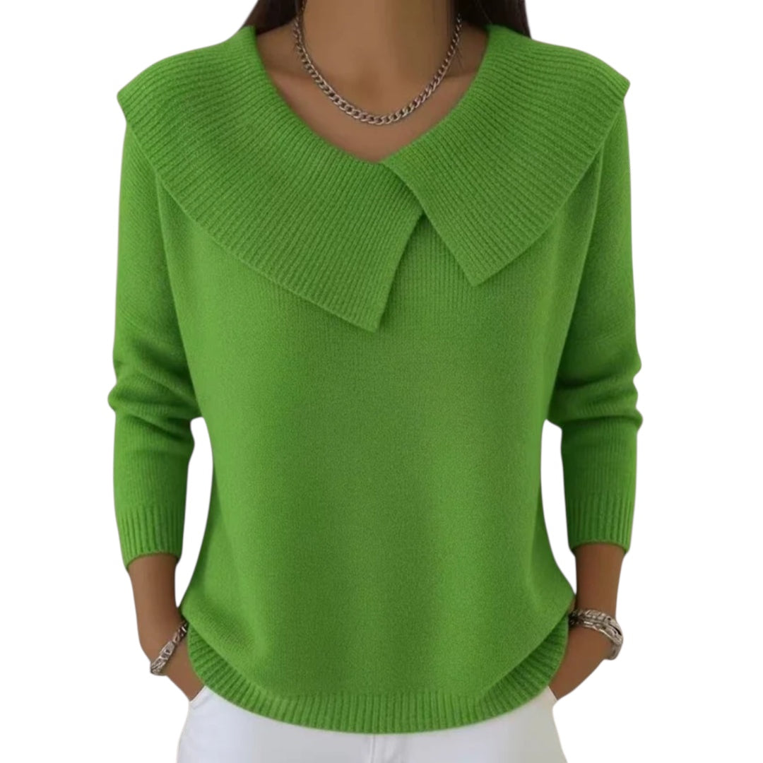 Jennifer | Strickpullover mit Kragen