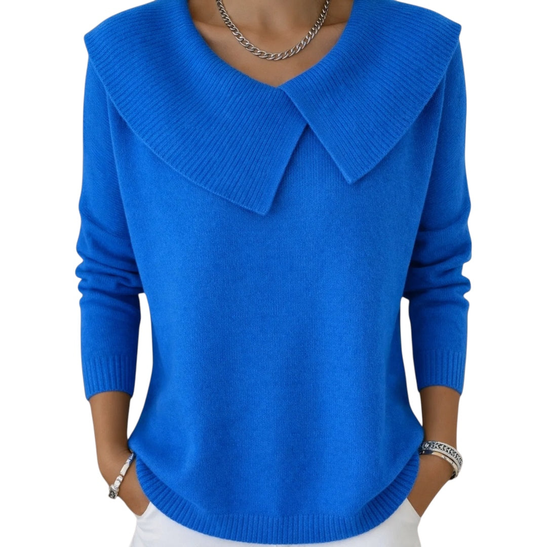 Jennifer | Strickpullover mit Kragen