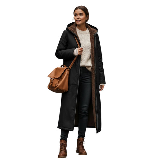 Daniela | Eleganter gefütterter Parka im Vintage-Look