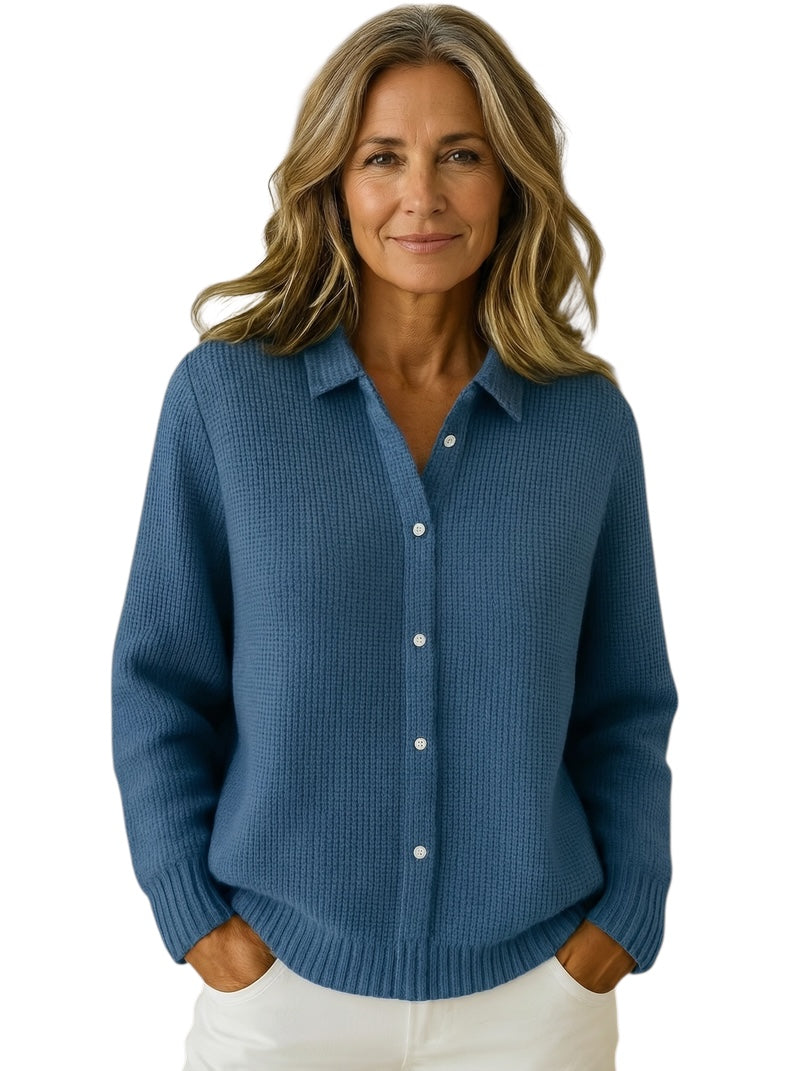 Nofar | Klassische Strickjacke mit Knopfleiste