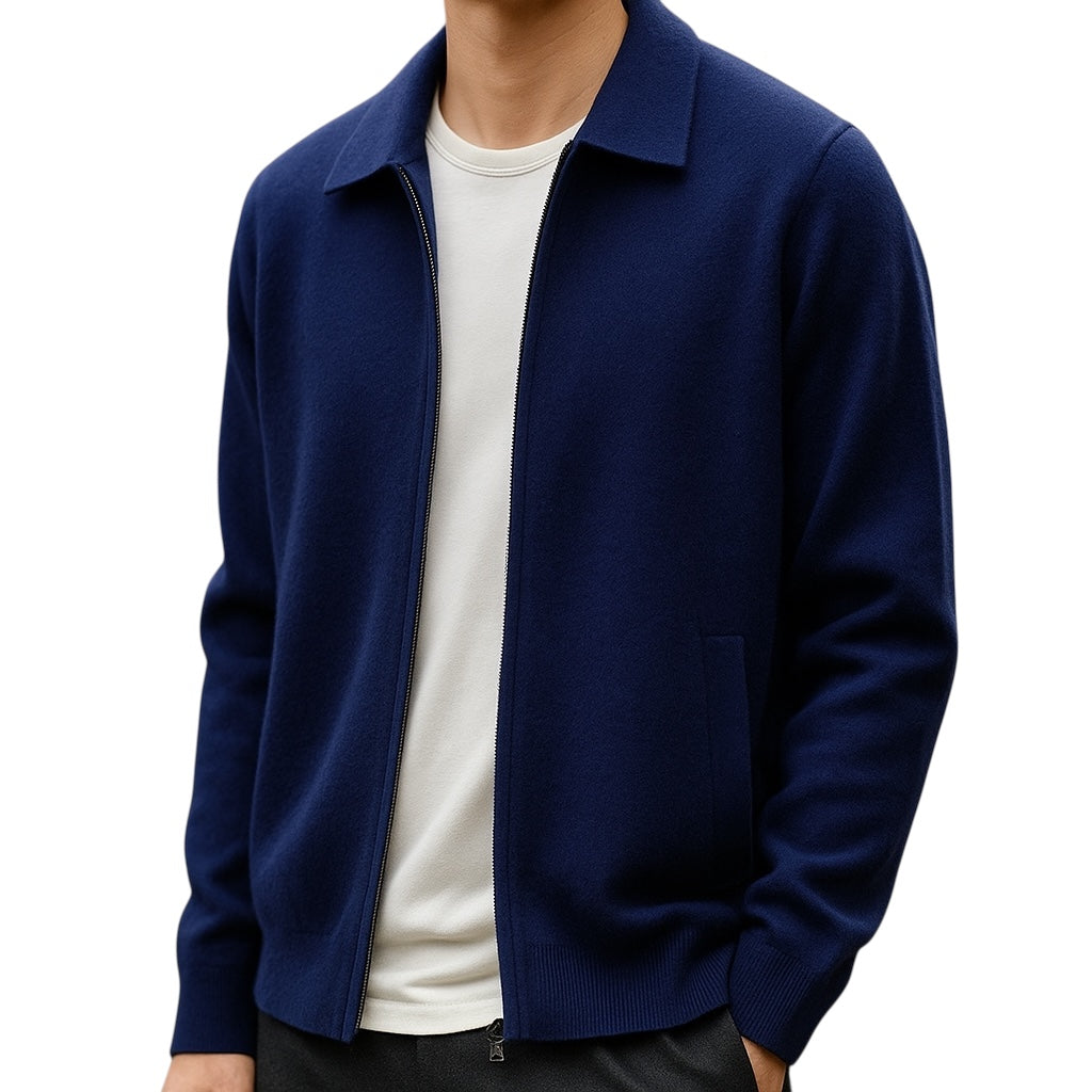 Quinton | Stilvolle Strickjacke mit Reissverschluss