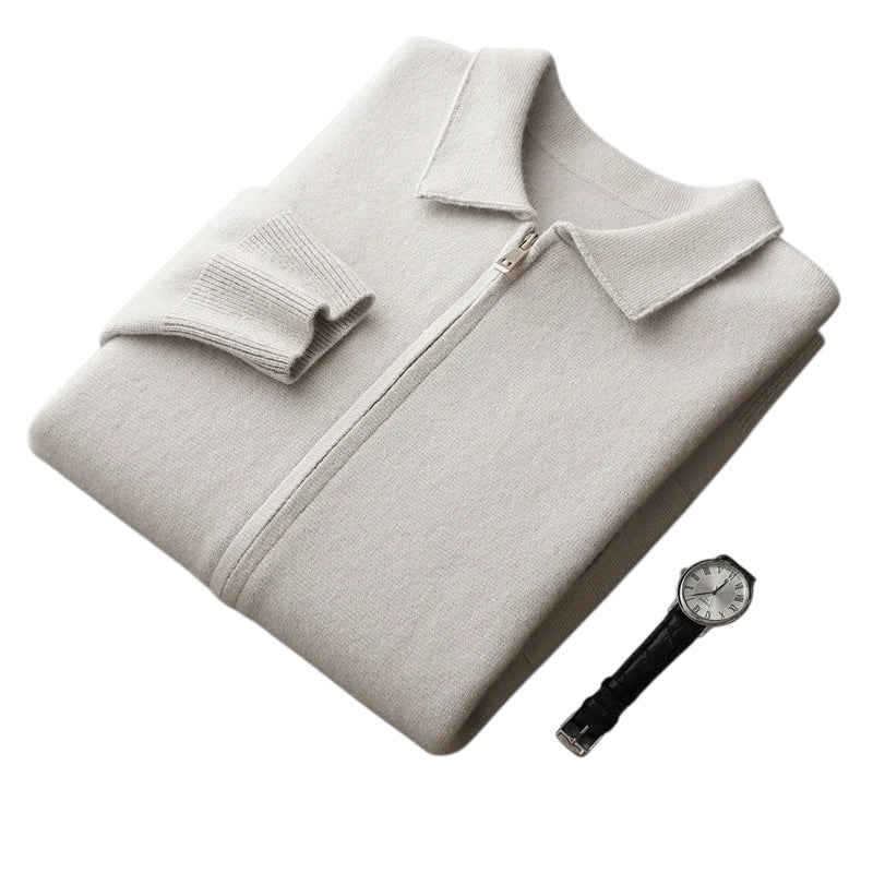 Quinton | Stilvolle Strickjacke mit Reissverschluss