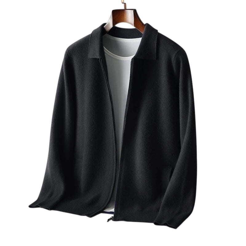 Quinton | Stilvolle Strickjacke mit Reissverschluss