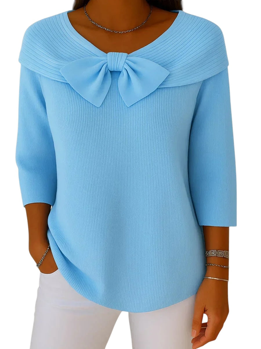 Mylie | Strickpullover mit Rundhalsausschnitt