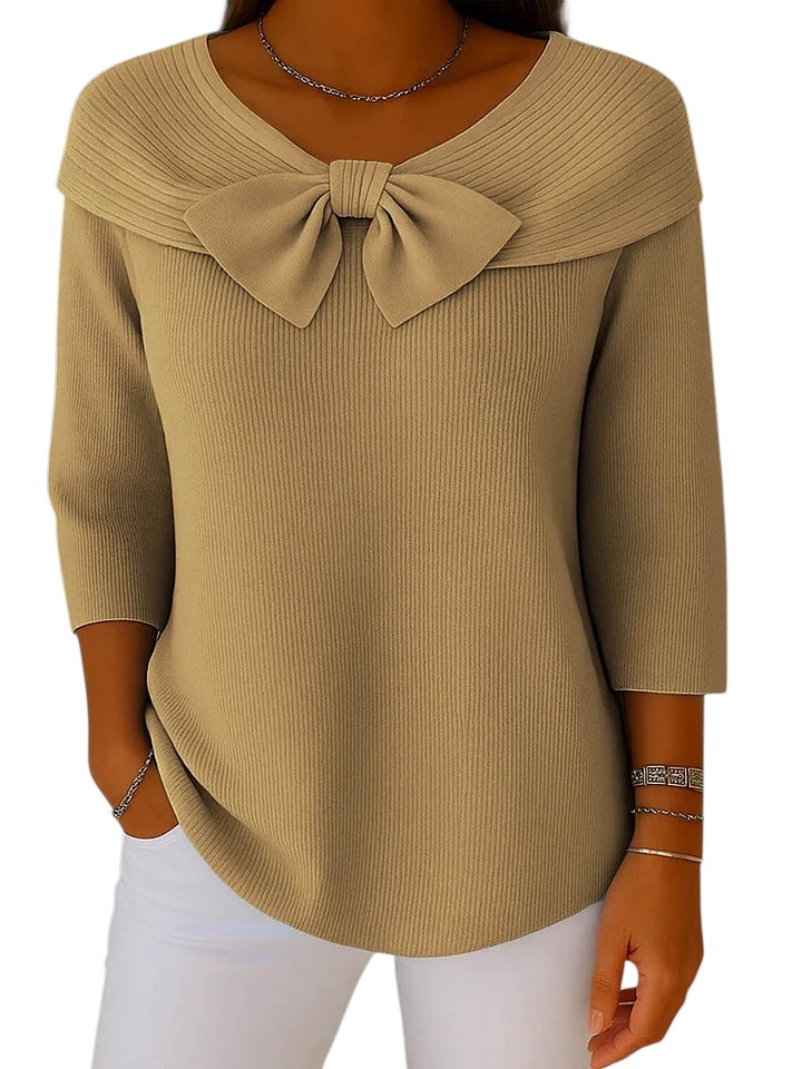 Mylie | Strickpullover mit Rundhalsausschnitt