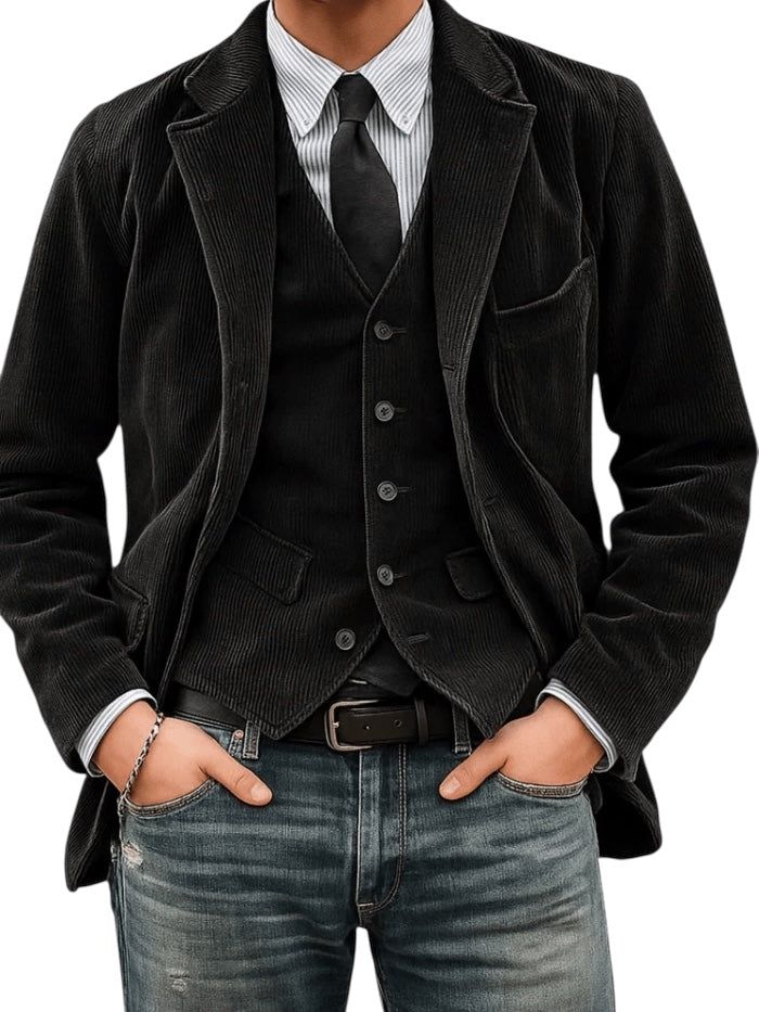 Steffen | 2-teiliges Set: Blazer und Weste