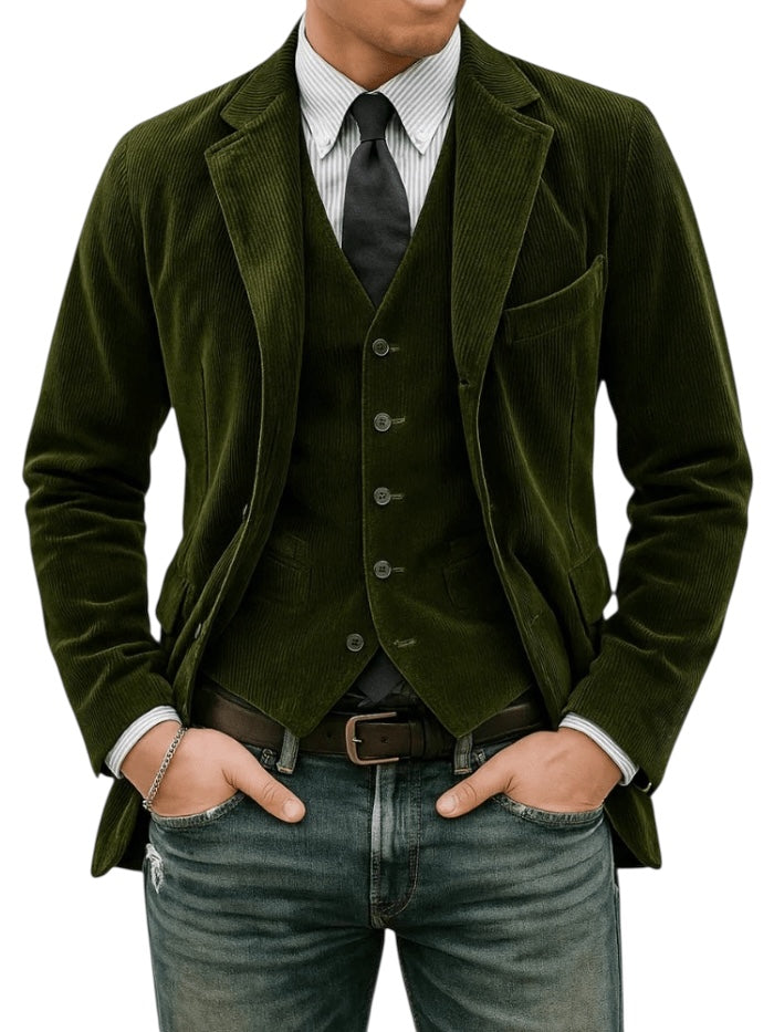 Steffen | 2-teiliges Set: Blazer und Weste