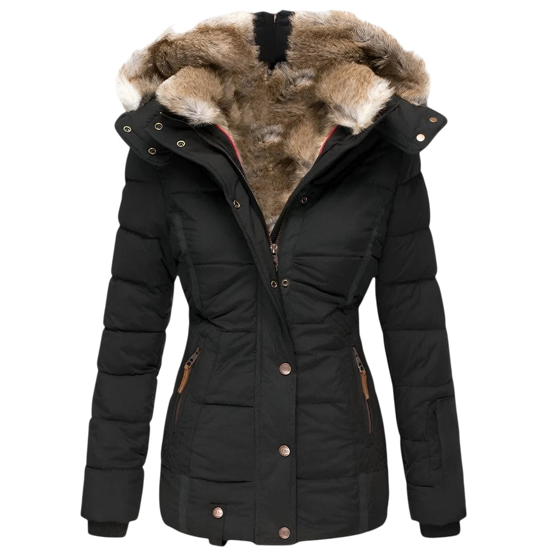 Annamarie | Stilvolle Winterjacke mit Kunstfell