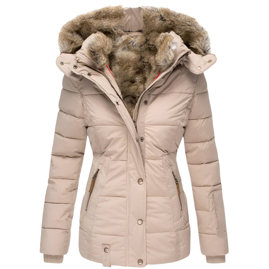 Annamarie | Stilvolle Winterjacke mit Kunstfell