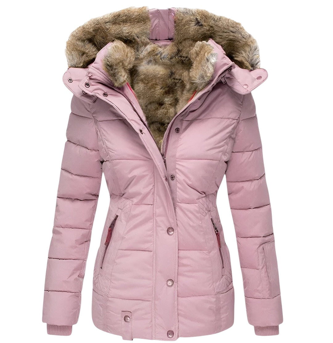 Annamarie | Stilvolle Winterjacke mit Kunstfell