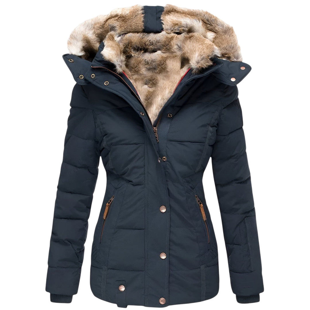 Annamarie | Stilvolle Winterjacke mit Kunstfell