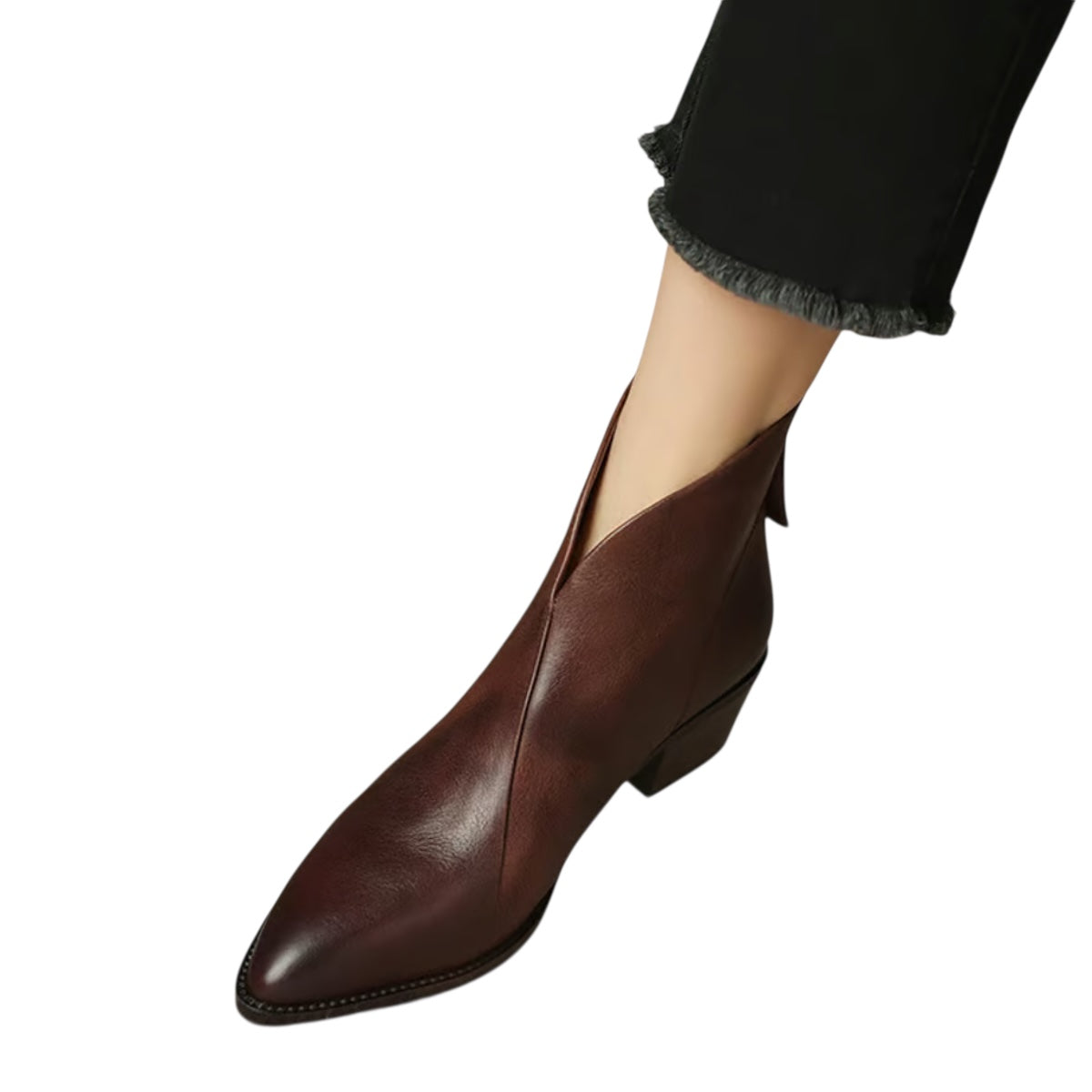 Theresa | Luxuriöse Stiefeletten mit niedrigem Absatz