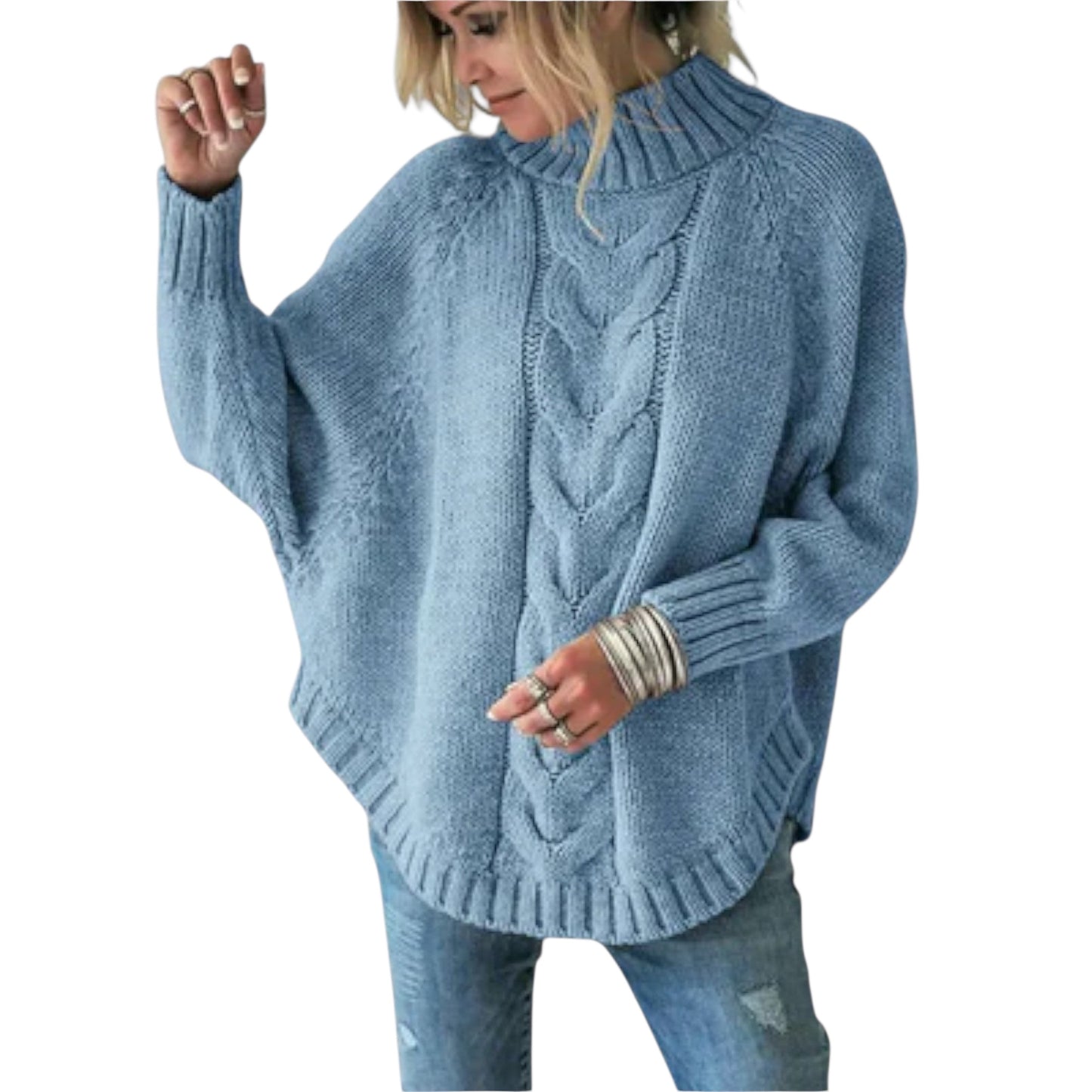 Elysian | Strickpullover mit Zopfmuster