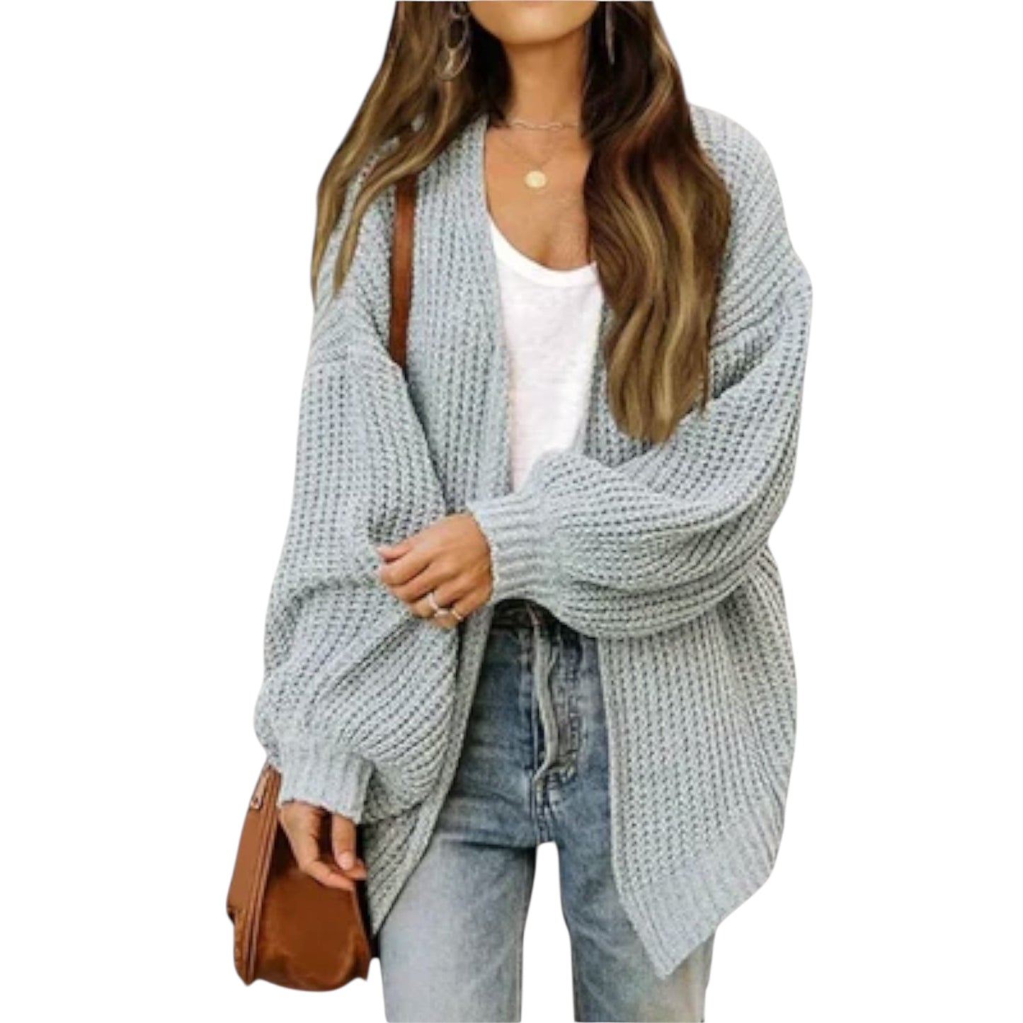 Mirella | Lässiger gestrickter Cardigan