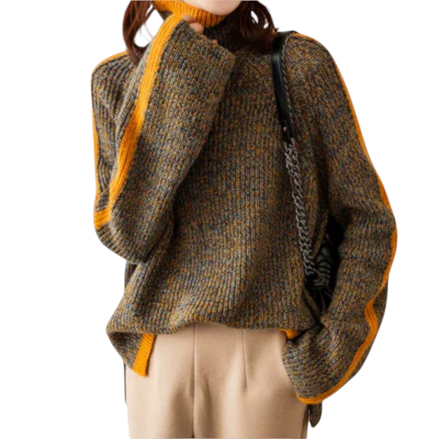 Breseis | Vintage Rollkragenpullover