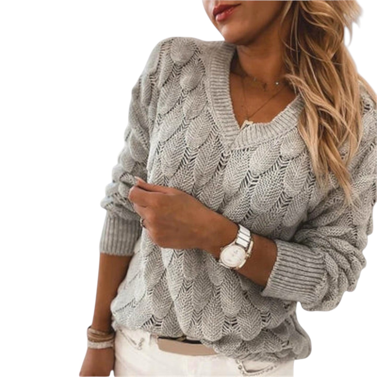 Noemier | Pullover mit V-Ausschnitt