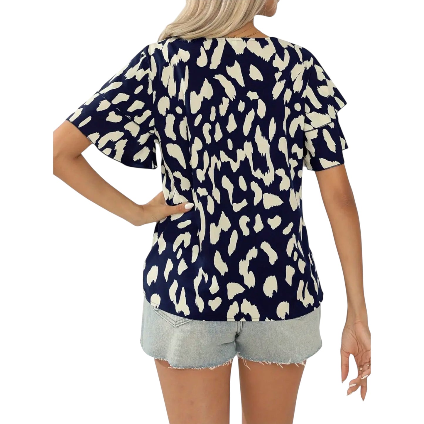 Alessina | Lässige Bluse mit Rundhalsausschnitt