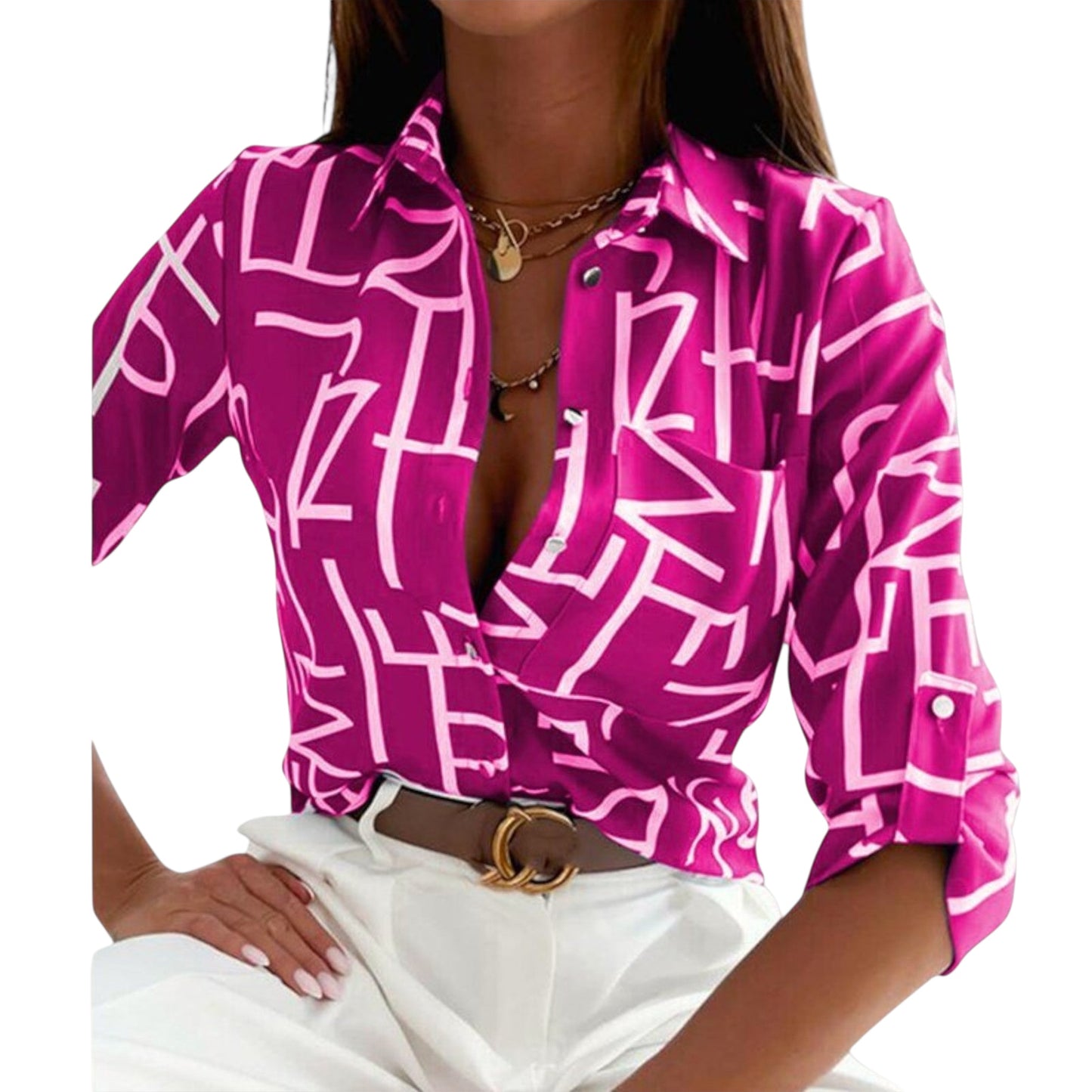 Eloria | Bluse mit klassischem Kragen