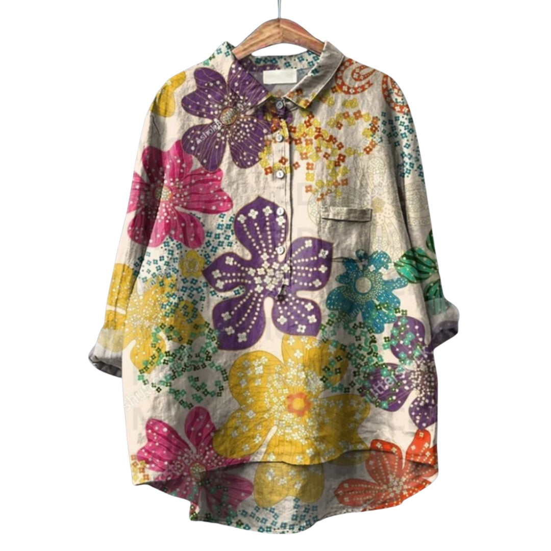 Lyselle | Bluse mit floralem Design