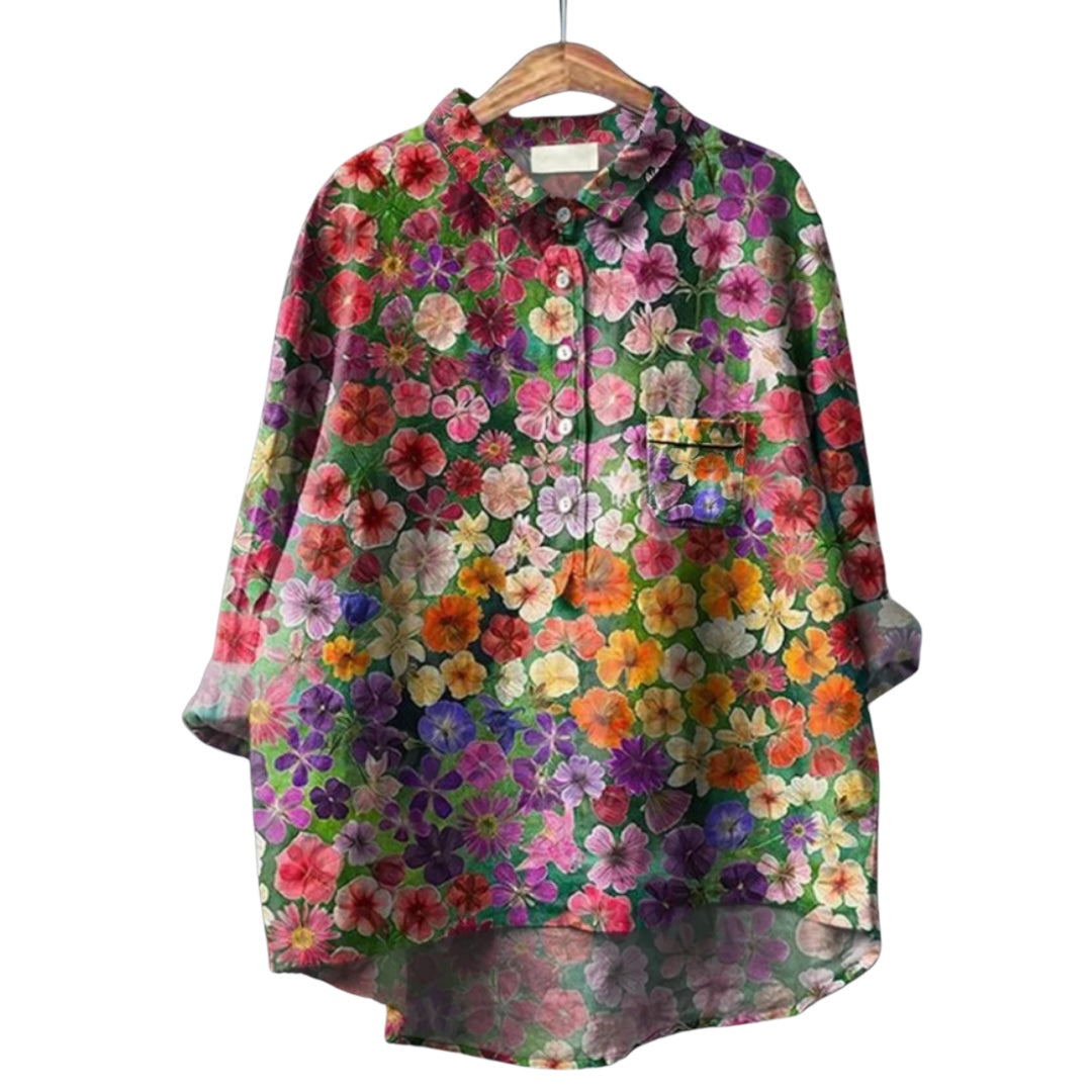 Lyselle | Bluse mit floralem Design