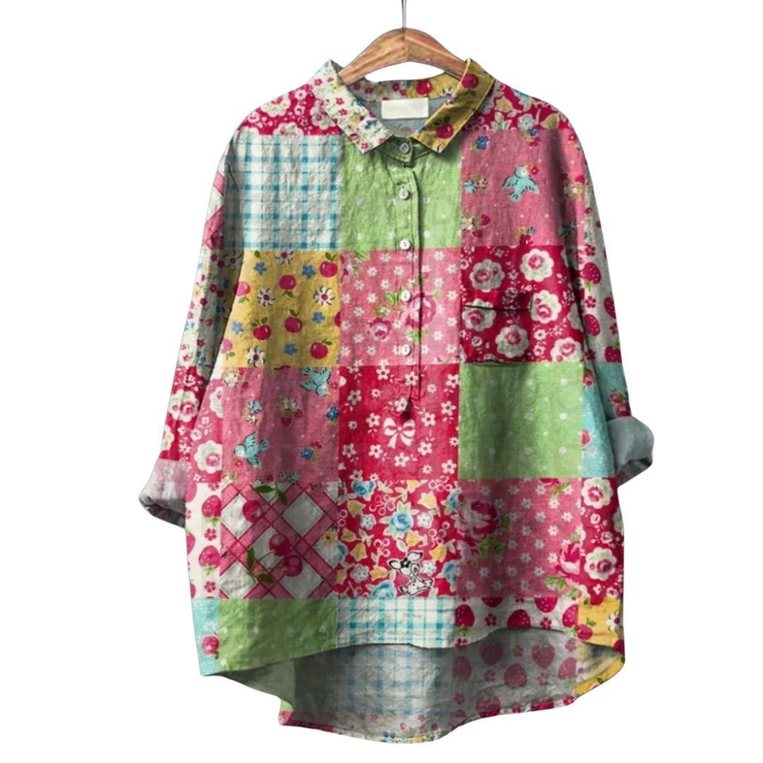 Lyselle | Bluse mit floralem Design