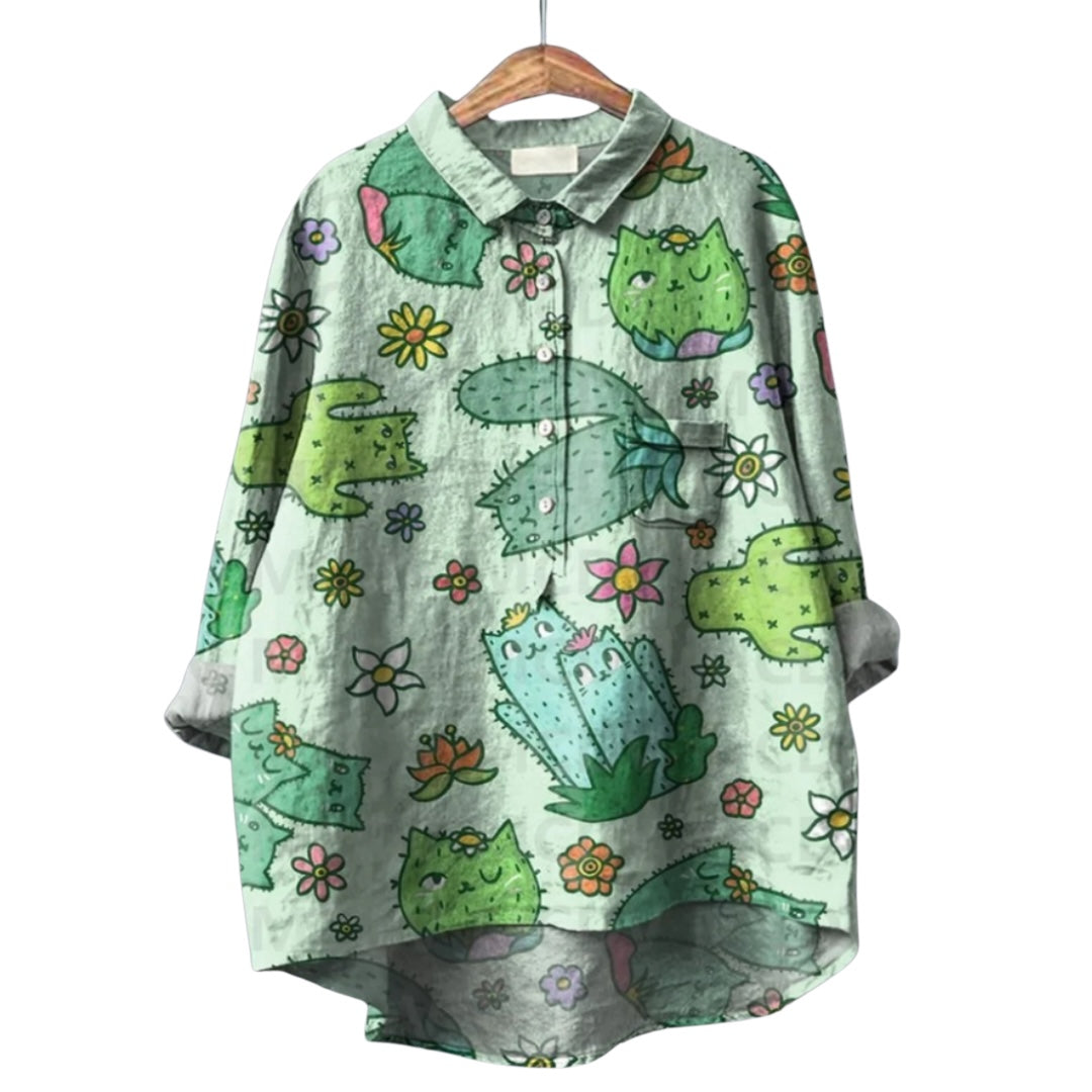 Lyselle | Bluse mit floralem Design