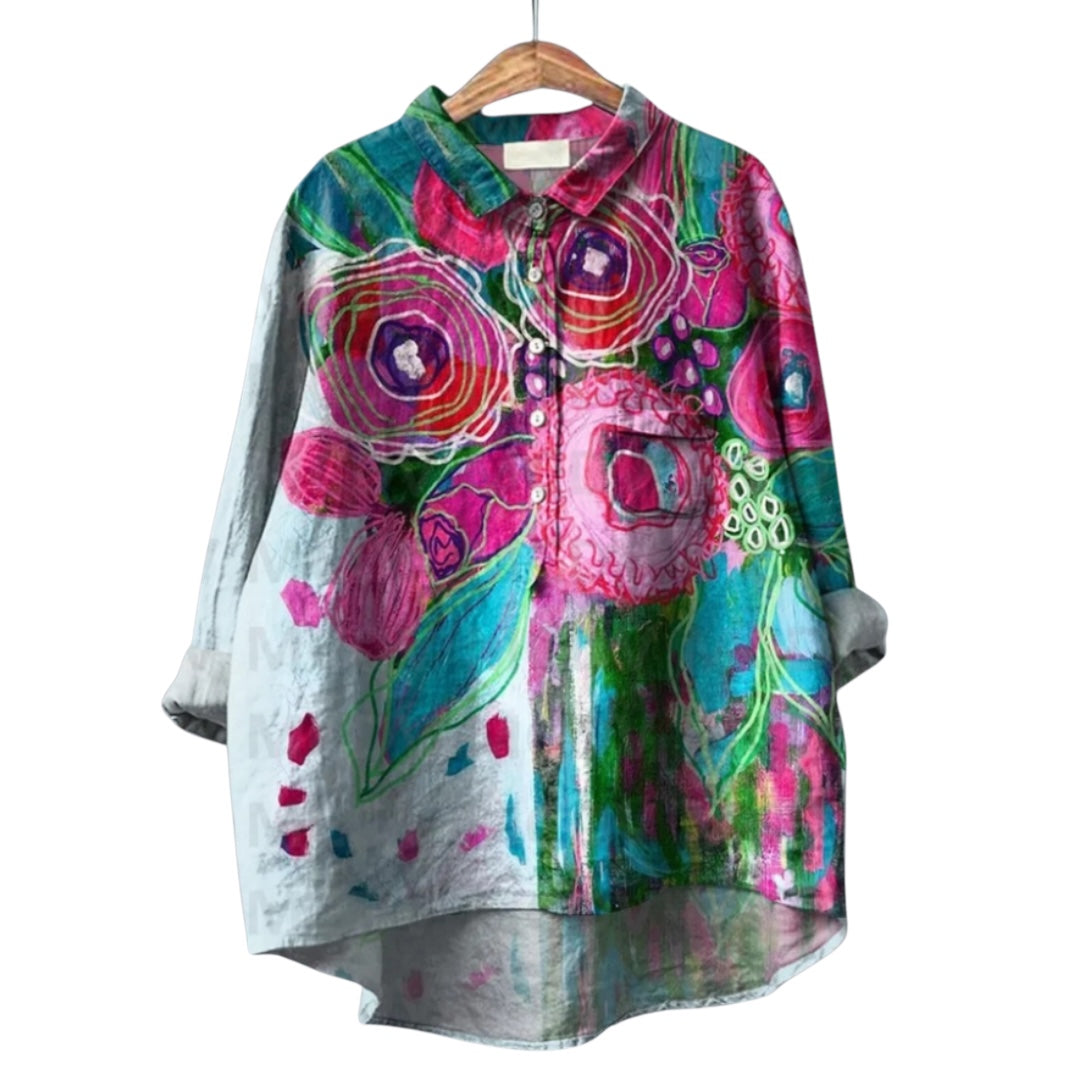 Lyselle | Bluse mit floralem Design