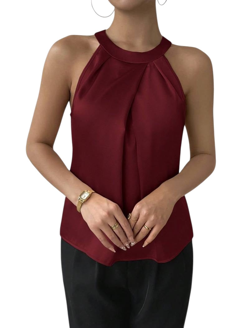 Arlisse | Schicke Satinbluse mit Off-Shoulder-Design