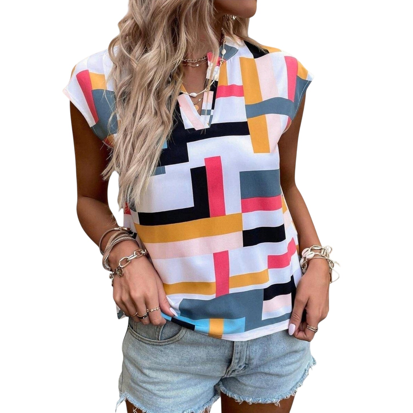 Elivienne | Kurzärmelige Bluse