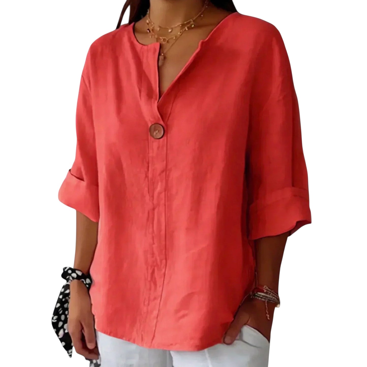 Altheline | Stilvolle Bluse mit V-Ausschnitt