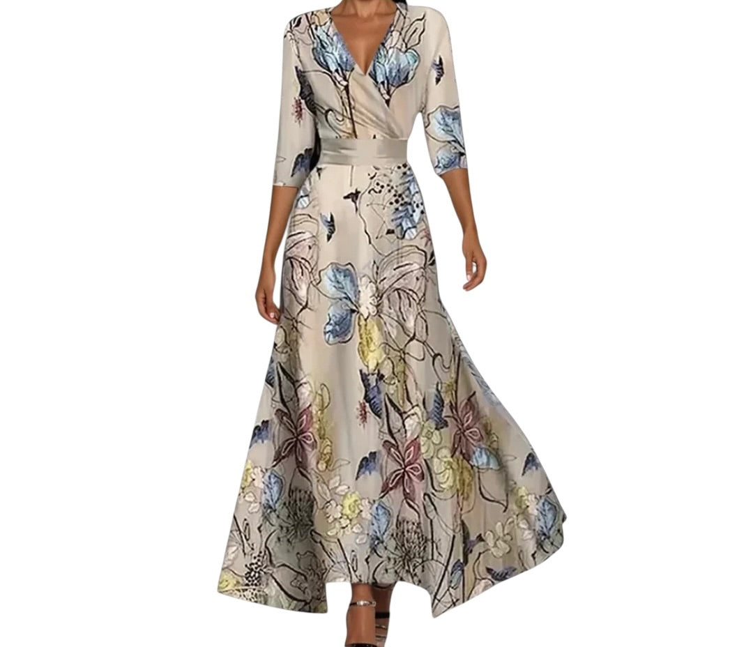 Regula | Luxuriöses Blumenkleid