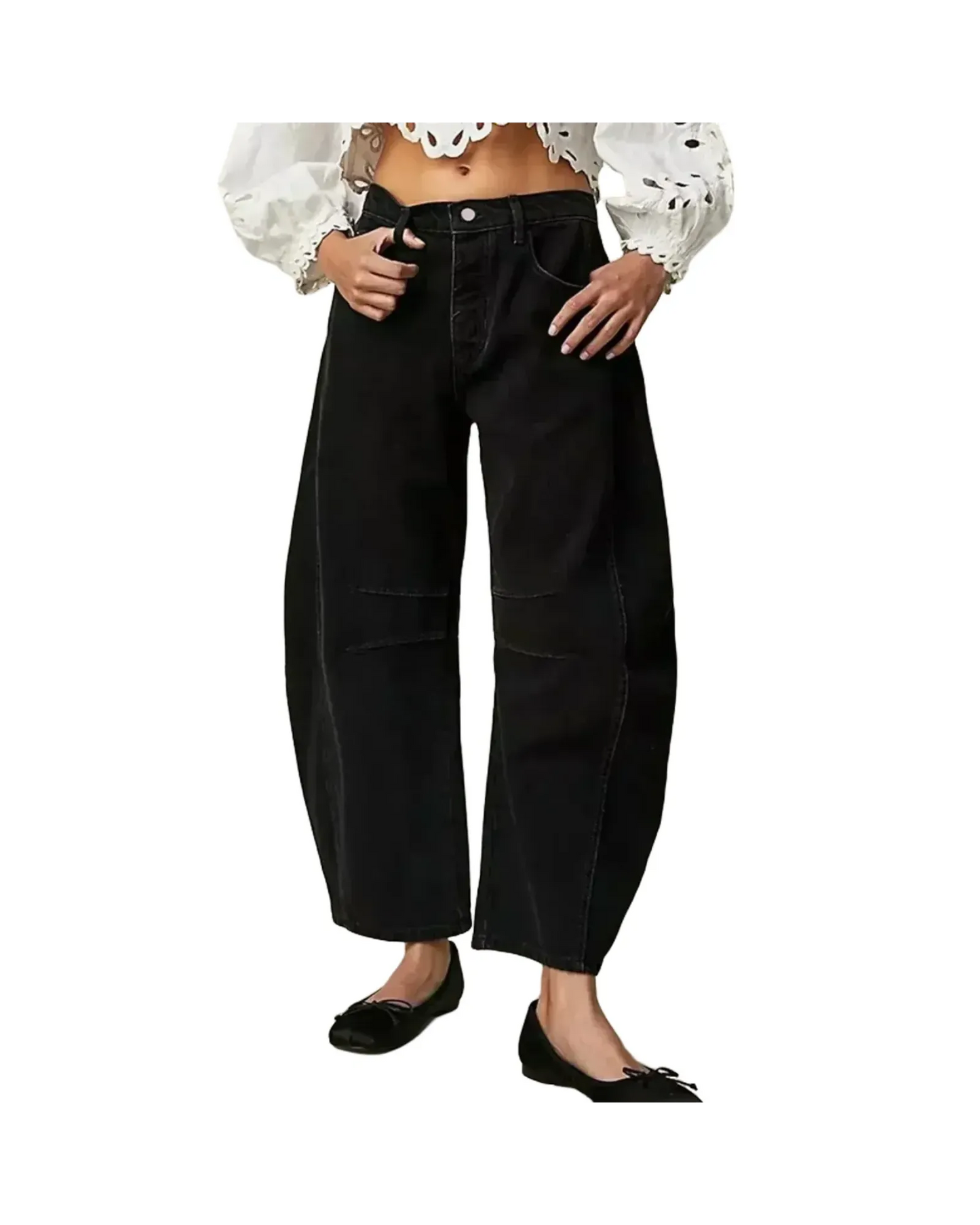 Zoe | Jeans mit weitem Bein und klarer Silhouette