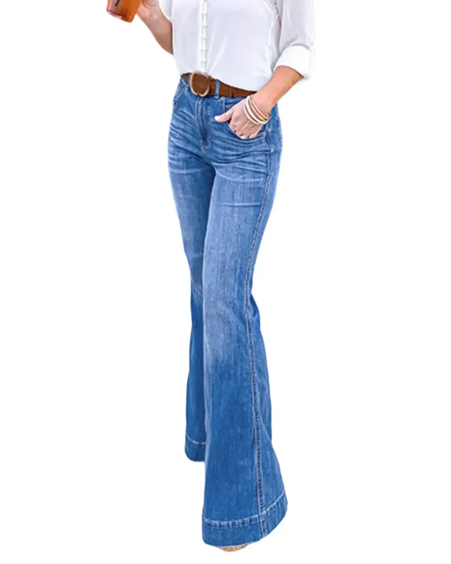Laetitia | Jeans im Vintage-Stil mit geradem Schnitt