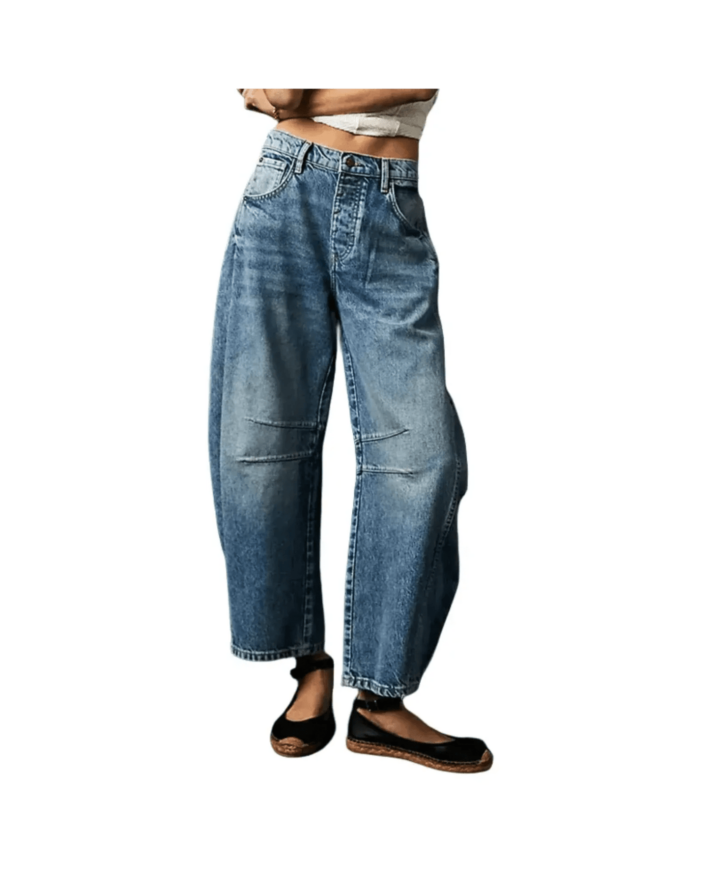 Zoe | Jeans mit weitem Bein und klarer Silhouette