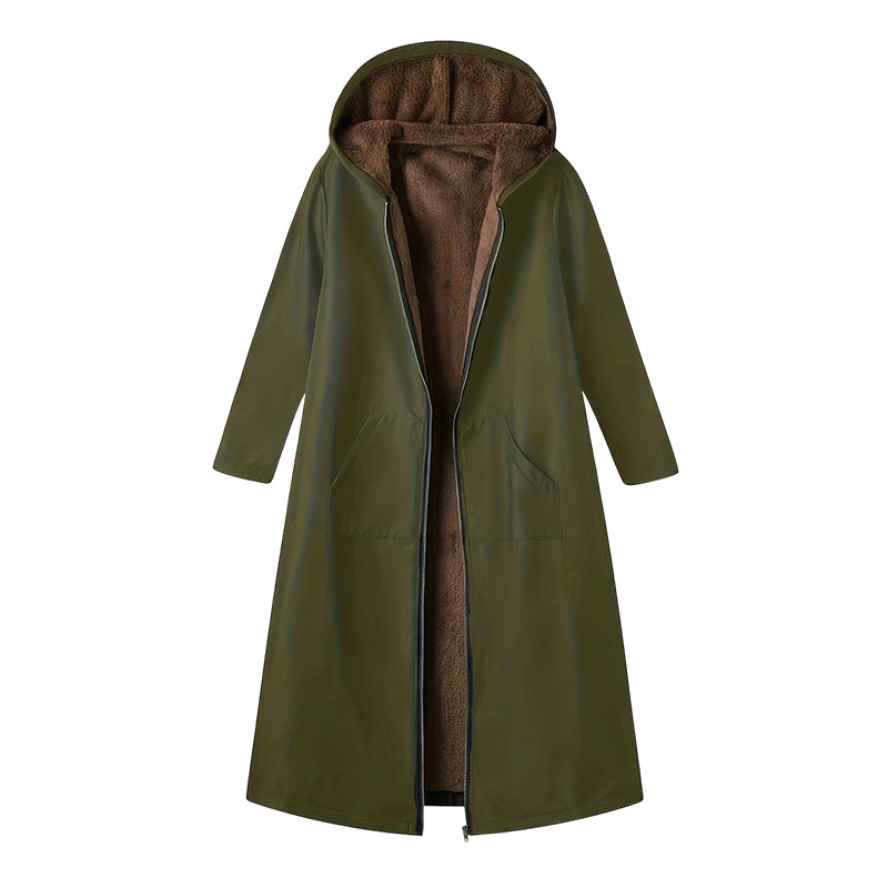 Daniela | Eleganter gefütterter Parka im Vintage-Look